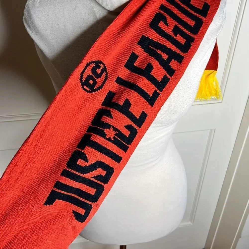 DC Justice league fringe lightning bolt Scarf